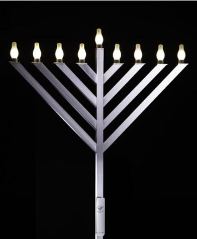 Outside Menorah Display Menorah. Electric Outdoor Menorah - Electric Menorah - Menorah ...
