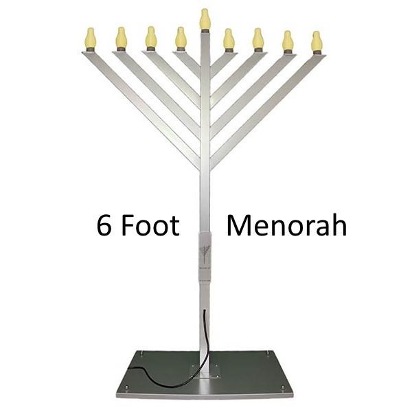 Outside Menorah Display Menorah. Electric Outdoor Menorah - Electric Menorah - Menorah ...
