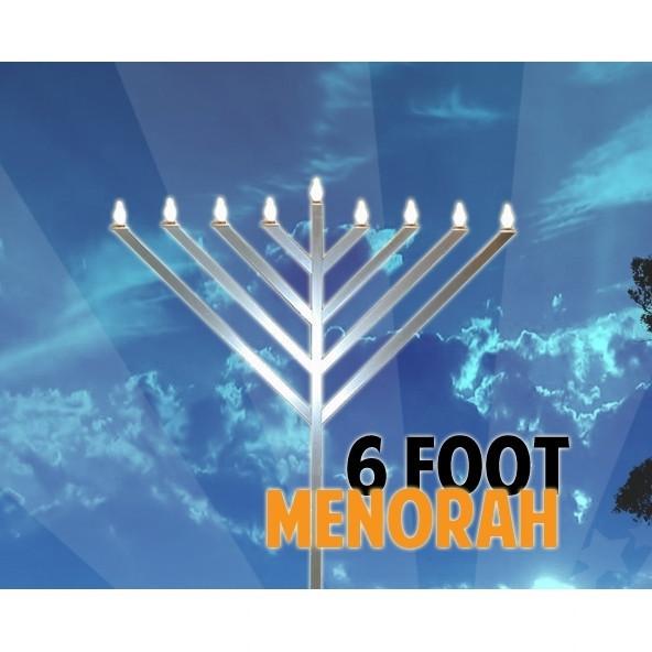 Outside Menorah Display Menorah. Electric Outdoor Menorah - Electric Menorah - Menorah ...