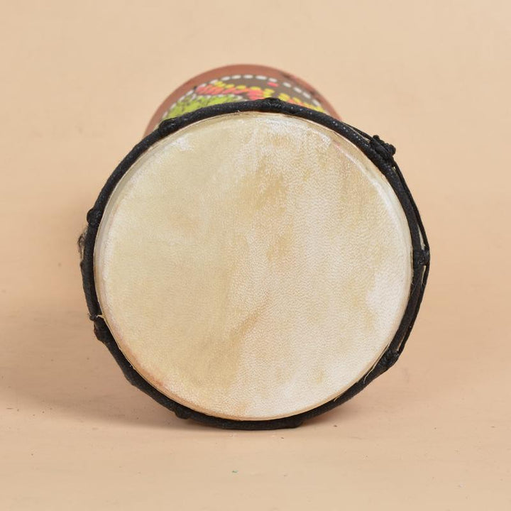 Djembe 4" Percussion Wood Hand Drum 