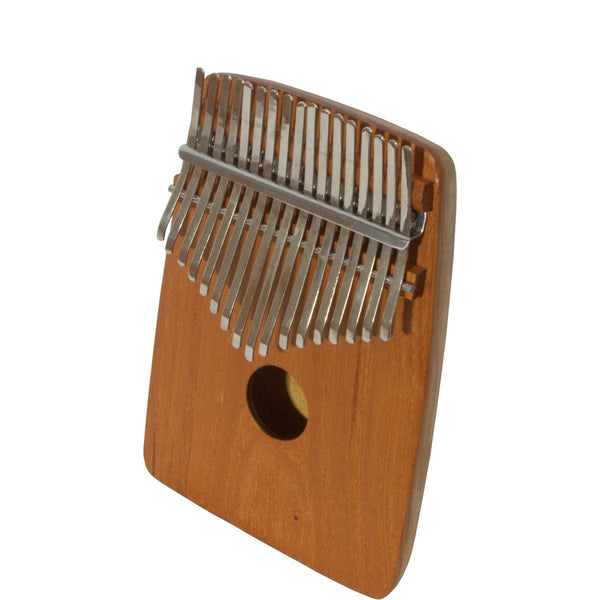 DOBANI 17-Key Thumb Piano w/ Rounded Back - Red Cedar Kalimbas 