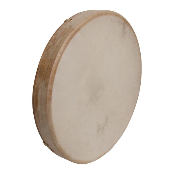 DOBANI Tunable Goatskin Head Wooden Frame Drum w/ Beater 16"x2" Frame Drums 