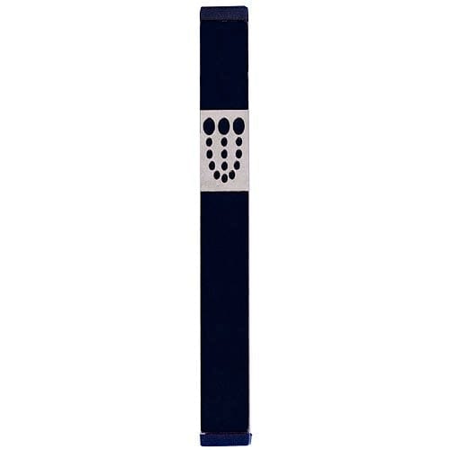 DOTS SHIN MEZUZAH - LARGE Mezuzah Black - MZ-175 