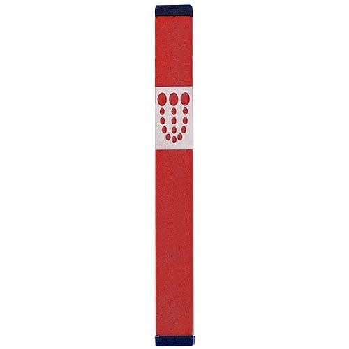 DOTS SHIN MEZUZAH - LARGE Mezuzah Red - MZ-173 