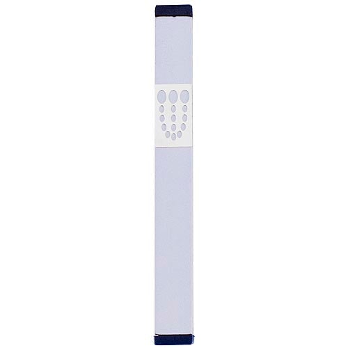 DOTS SHIN MEZUZAH - LARGE Mezuzah Silver - MZ-167 