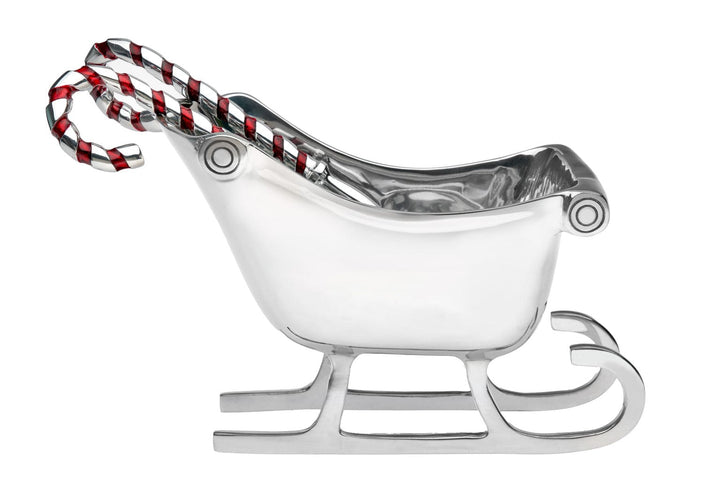 Sleigh Bowl W/ Candy Cane Serv-0