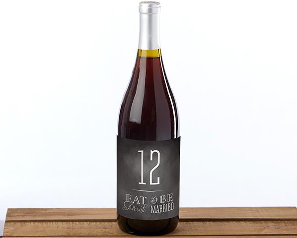 Eat Drink be Married Wine Label Table Numbers (1-20) Eat Drink be Married Wine Label Table Numbers (1-20) 