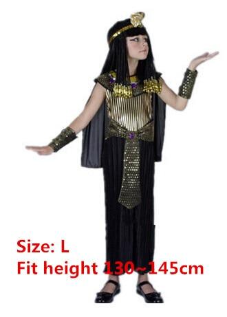 Egypt Pharaoh Costumes Family Purim Party purim Girl size L Egyptian style 