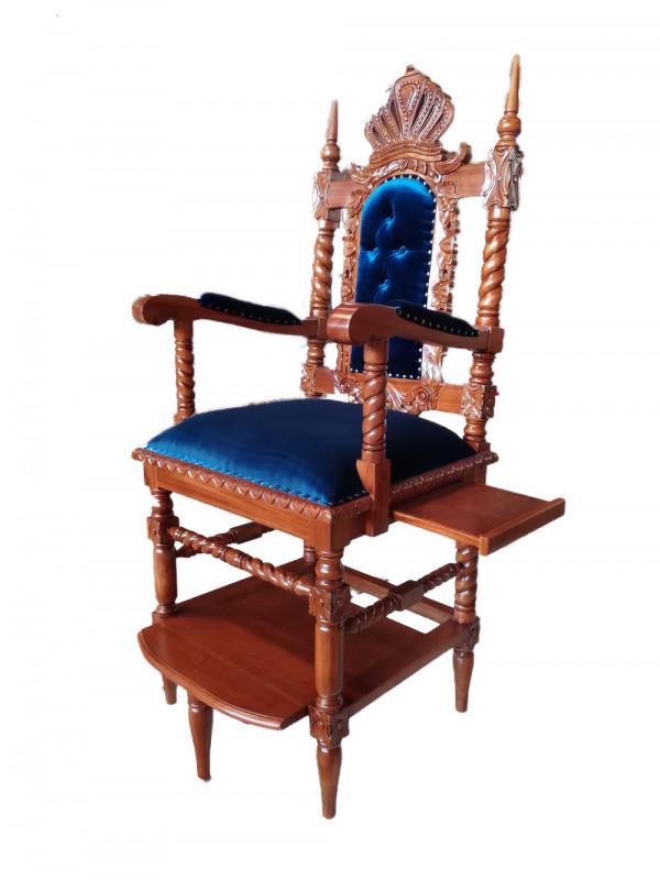 Elijah Circumcision Crown Chair - Kiseh Eliyahu 4001 - 67" x 27.5"[w] 