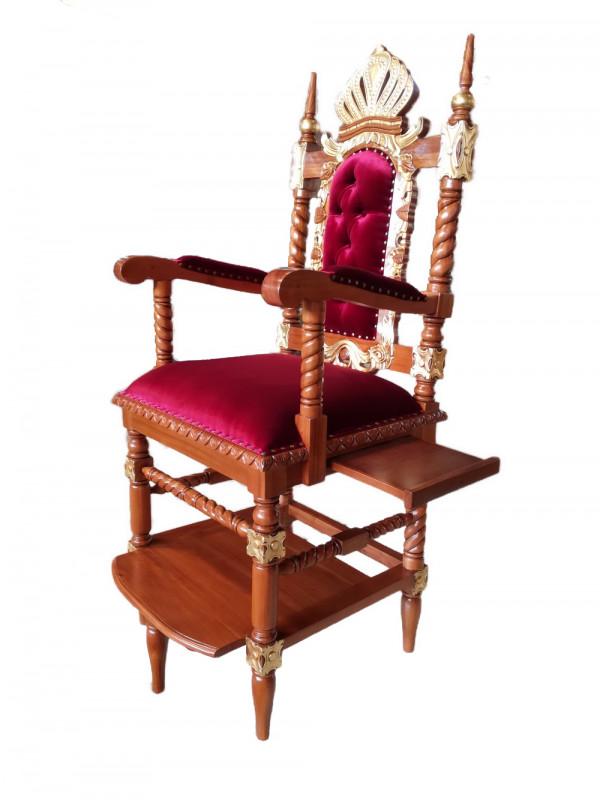 Elijah Circumcision Crown Chair - Kiseh Eliyahu 4003 - 67" x 27.5" 