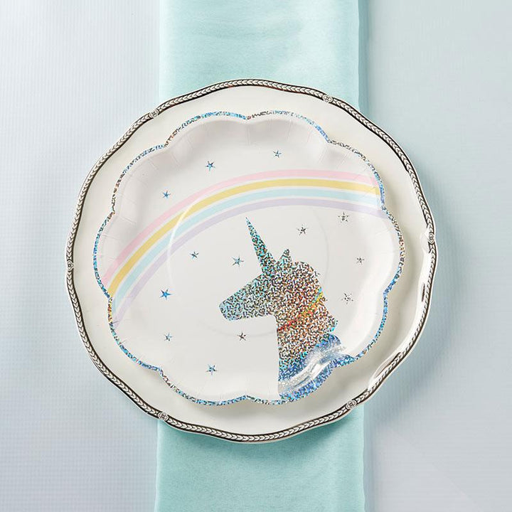 Enchanted Unicorn 9 in. Paper Plates (Set of 8) Enchanted Unicorn 9 in. Paper Plates (Set of 8) 