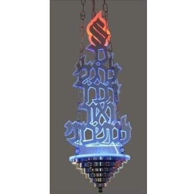 Eternal Memorial Light - Blue Glimmer Light 110V Cylindrical 