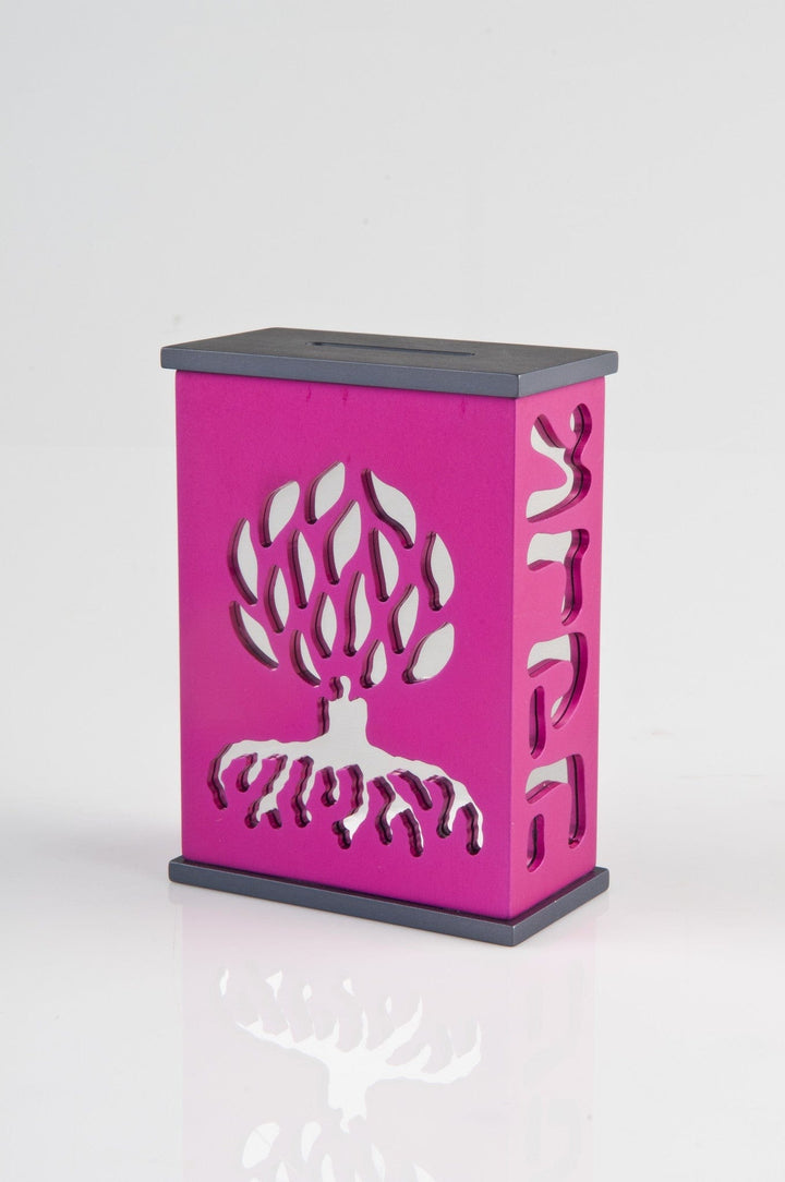 ETS HAIM TZEDAKA BOX Tzedaka Box Hot-Pink-015 