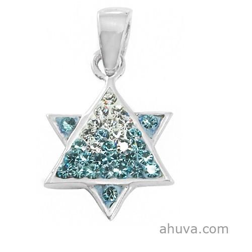 Extra Ordinary Star Of David Pendant 18 inches Chain (45 cm) 