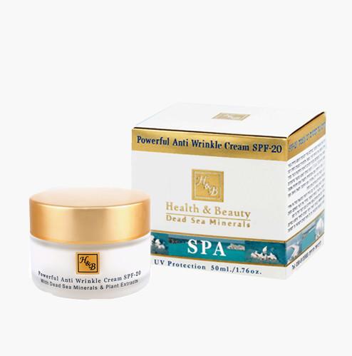 Extra-Strength Dead Sea Mineral Anti-Wrinkle Face Cream Spf 20 