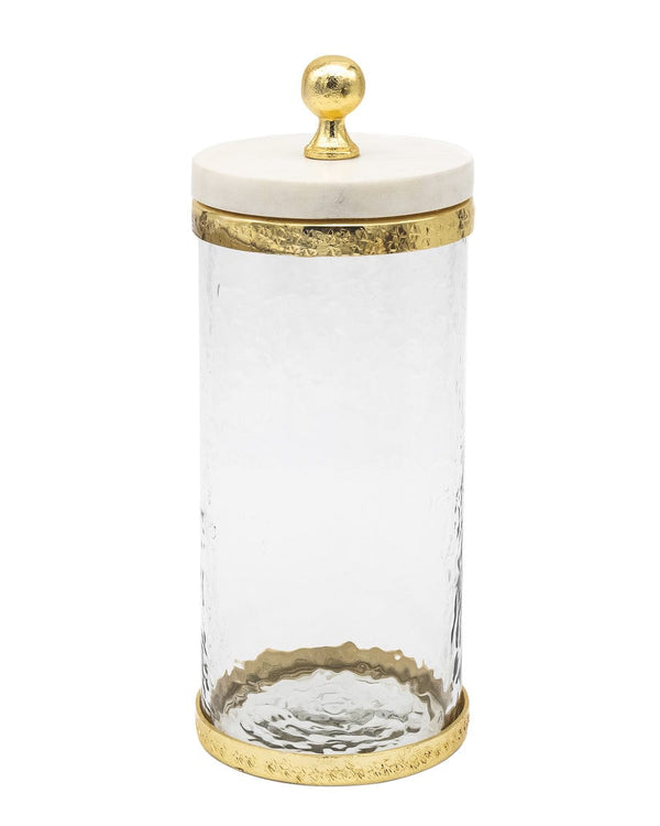 Marble/gold Band 4x8 Canister-0