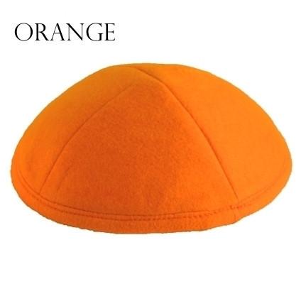 Felt Kippah Bulk Kippot In Felt Orange Same As Kippah 