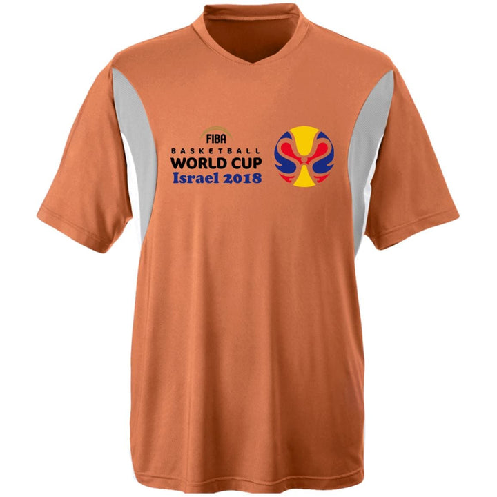 FIBA Israel Championship Sport Jersey T-Shirts Burnt Orange X-Small 