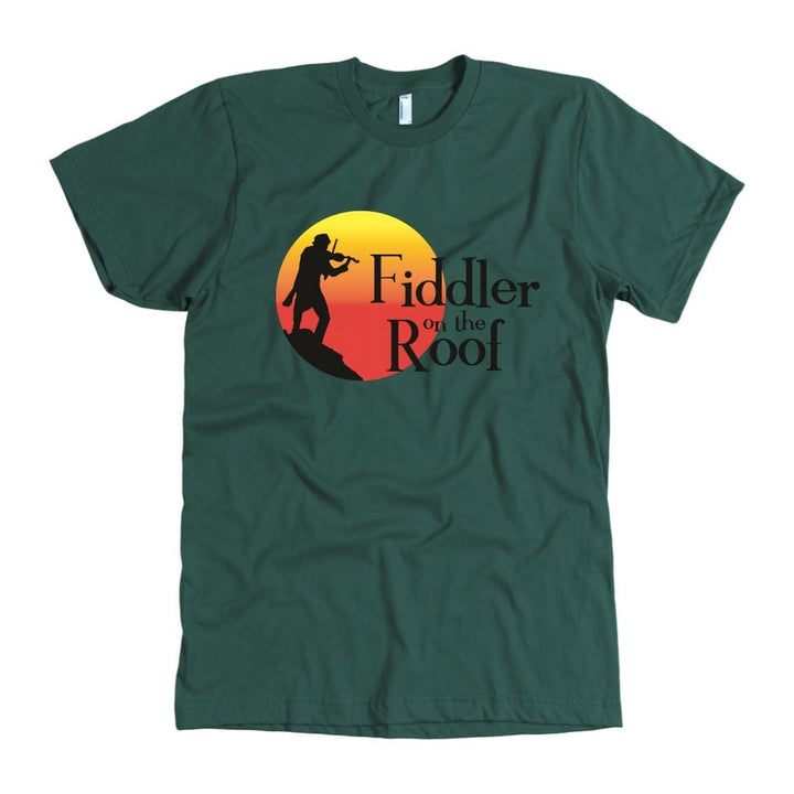Fiddler on the Roof Men's Shirt In Colors T-shirt American Apparel Mens Forest S