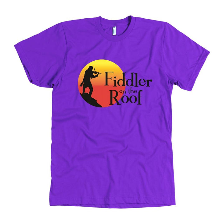 Fiddler on the Roof Men's Shirt In Colors T-shirt American Apparel Mens Purple S