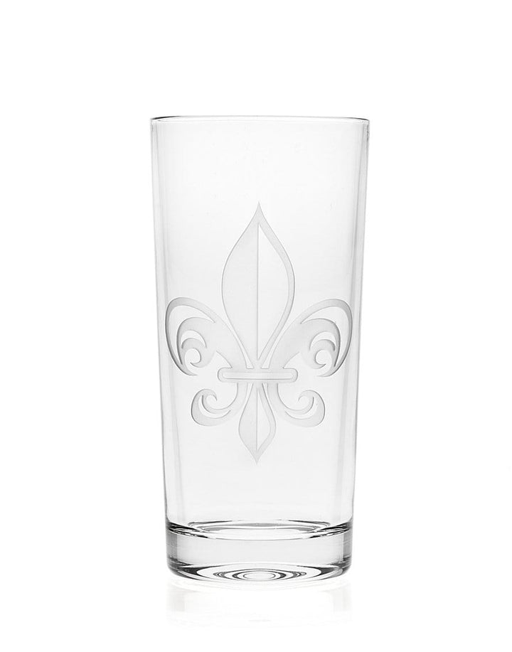 Fleur De Lis Set/4 Hiball-12oz FLEUR DE LIS SET/4 HIBALL-12oz 