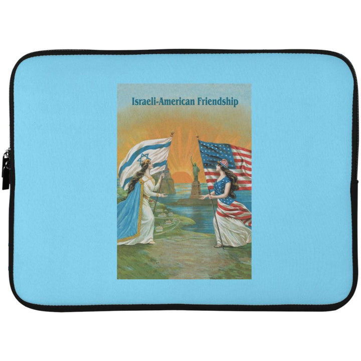 Friendship Laptop Sleeve - 15 Inch Laptop Cases Columbia Blue One Size 