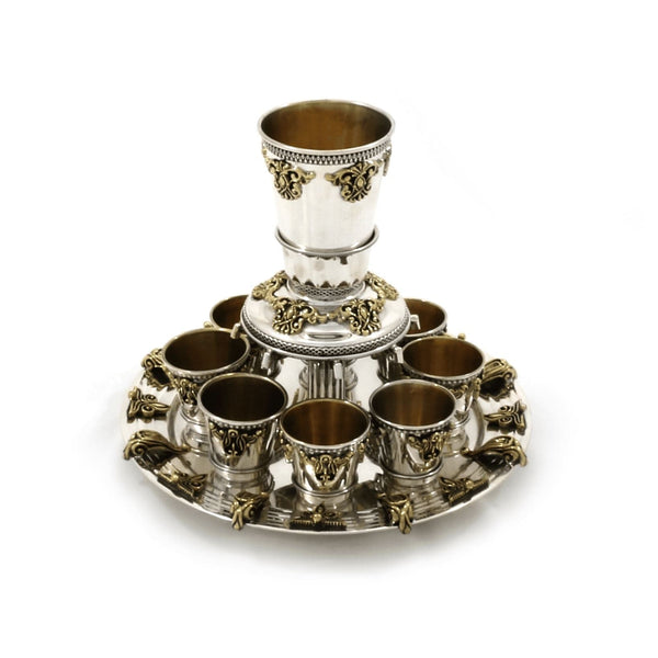 Funnel cup Triangle brass decoration Shabbat 