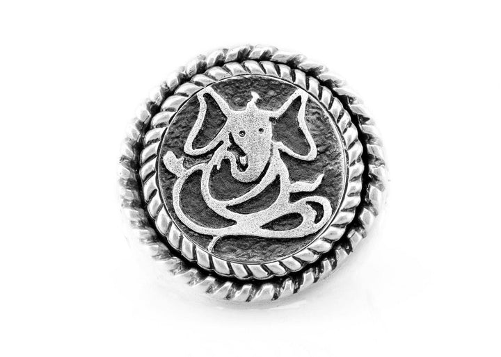 Ganesha Ring Fleur De Lis Symbol Jewelry Ring RINGS 