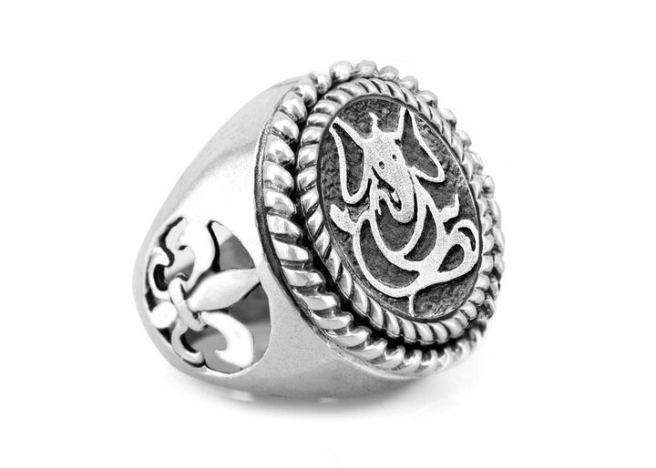Ganesha Ring Fleur De Lis Symbol Jewelry Ring RINGS 