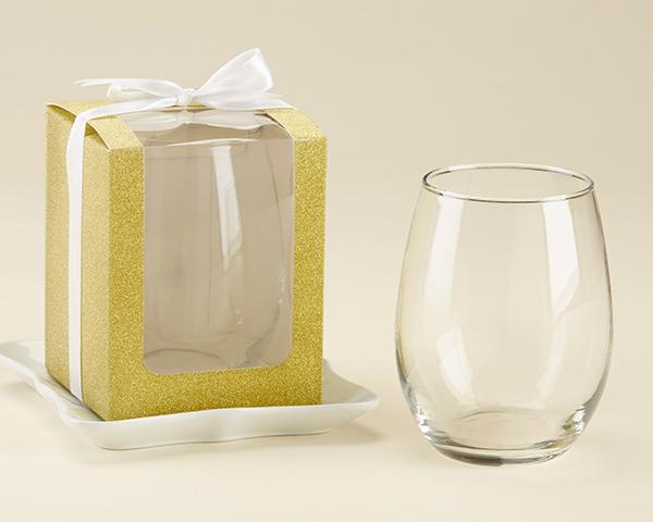 Gold 15 oz. Stemless Wine Glass Box (Set of 12) Gold 15 oz. Stemless Wine Glass Box (Set of 12) 
