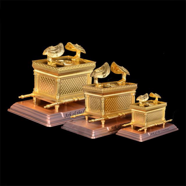 Gold Ark of The Covenant Collectibles Style A Large 28x16x20CM 
