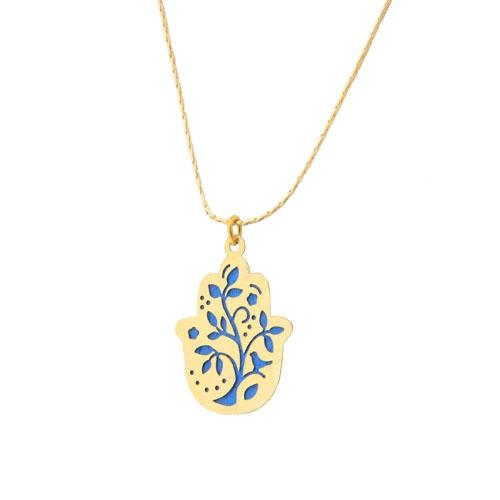 Gold Plated Jewish Symbol Necklaces Gold Tree of Life 