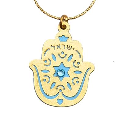Gold Plated Jewish Symbol Necklaces Star of David 