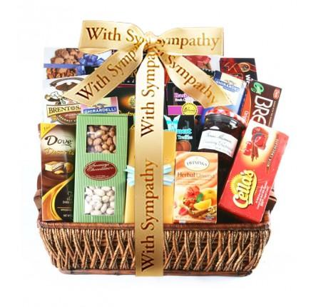 Grand Gourmet Deluxe Sympathy Gift Basket Gift Basket 