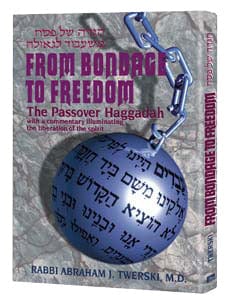Haggadah: bondage to freedom--twerski (hc) Jewish Books 
