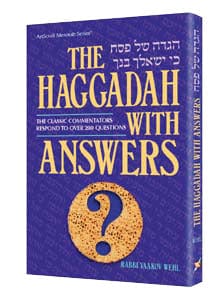 Haggadah with answers- rabbi wehl (h/c) Jewish Books 