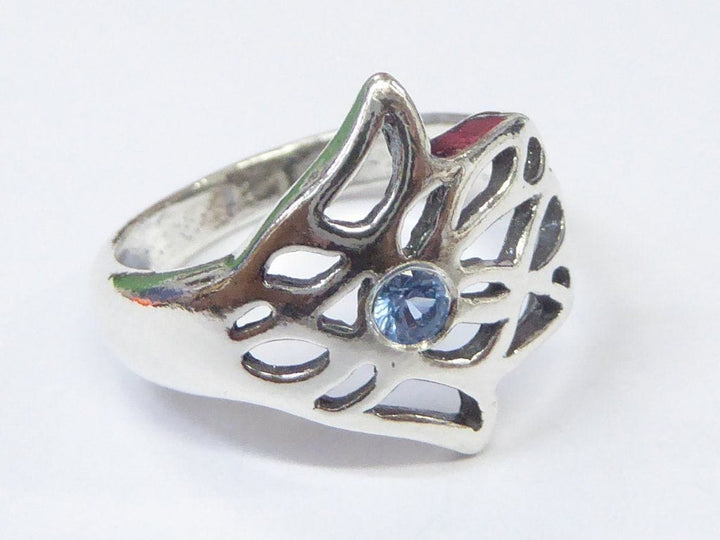 Hamsa Blue Stone Ring 