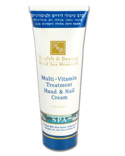 Hand & Nail Multi-Vitamin Cream With Dead Sea Minerals - 180Ml 