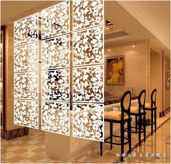 Hanging Divider Screen Decorative Wood Partitions 