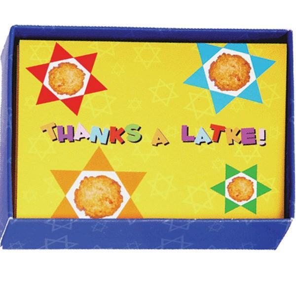 Hannukah Thank You Cards - Yellow 