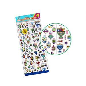 Hanukkah Jumbo Pack PVC Stickers - 300 Stickers 