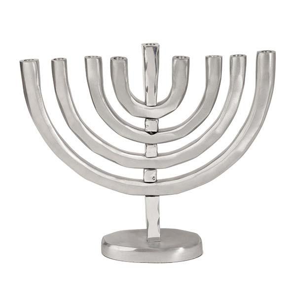Hanukkah Menorah - 9 Branches - Aluminium 