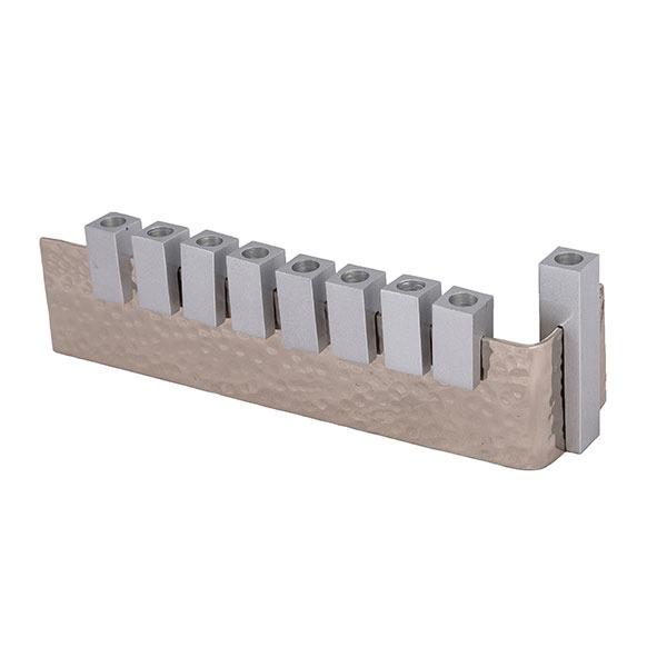 Hanukkah Menorah "L" - Silver 