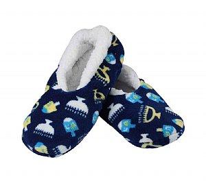 Hanukkah Snuggle Slippers - Older Children Young Adults 