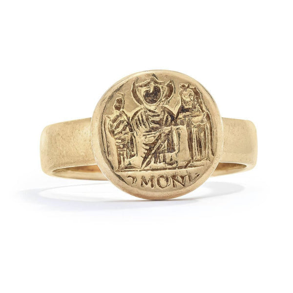 Harmony Marriage Ring - 14K Gold Ring 