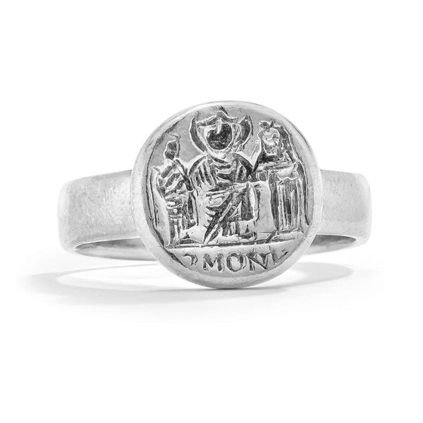 Harmony Marriage Ring - Sterling Silver Ring 