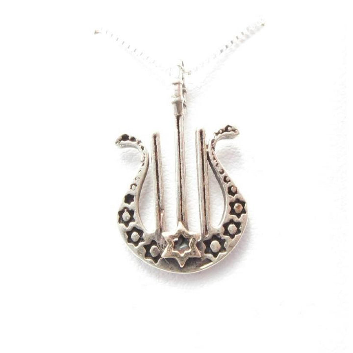 Harp Necklace Pendant Set 