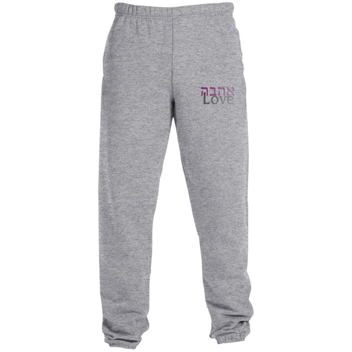 Hebrew Love Sweatpants with Pockets Pants Oxford Grey S 