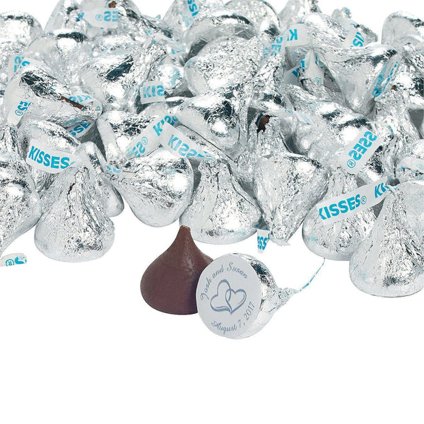 Hershey Kisses Personalized Two Hearts 