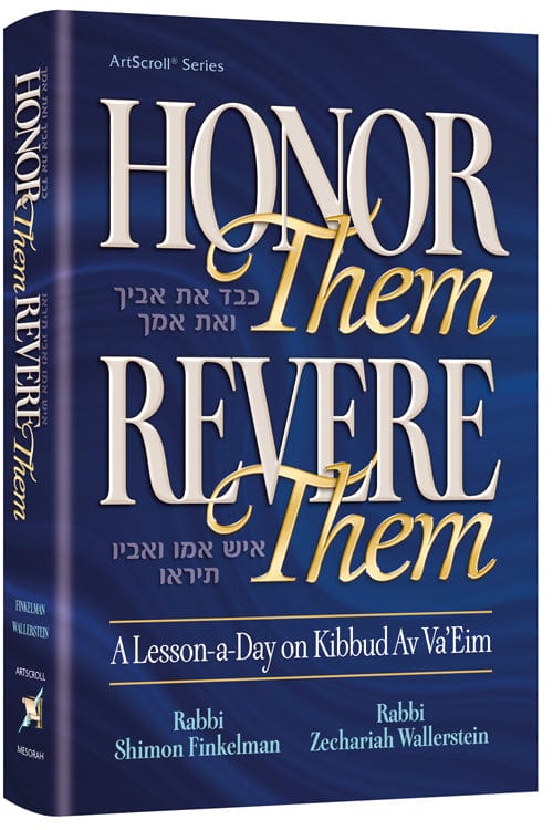 Honor them, revere them Jewish Books 